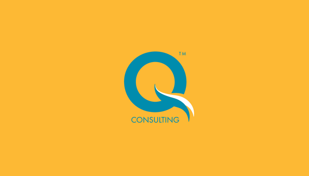 Orange Q Logo - Q consulting logo
