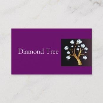 Purple Diamonds Logo - Diamond Logo Business Cards | Business Cards 100