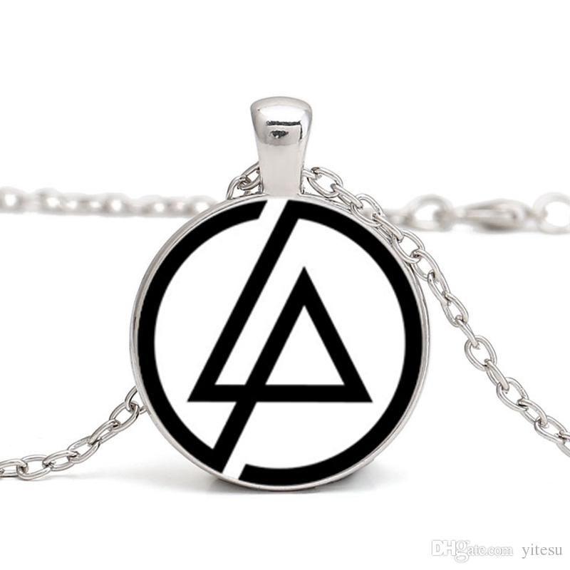 Linkin Park 2017 Logo - Wholesale 2017 Fashion Fans Linkin Park Logo Necklace Jewelry 25MM ...