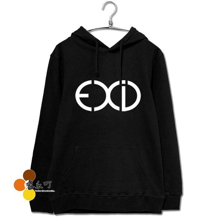 EXID Kpop Logo - Autumn winter kpop exid logo member name printing pullover hoodies