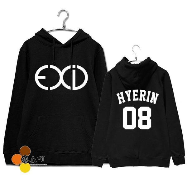 EXID Kpop Logo - Autumn winter kpop exid logo member name printing pullover hoodies ...