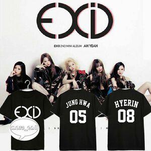 EXID Kpop Logo - EXID KPOP T SHIRT TSHIRT TEE HANI HYERIN JUNGHWA LE SOLJI AH YEAH