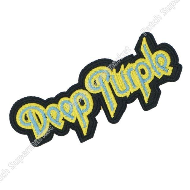 Deep Purple Logo - DEEP PURPLE Logo Music Band Metal Rock Punk retro sew applique iron ...