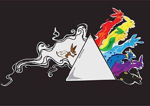 Trippy Logo - Pink Floyd Logo Trippy Giant Poster Art Print A1 A2 A3 A4 Sizes
