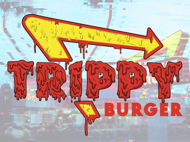 Trippy Logo - Trippy Burger Logo