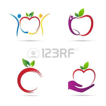 Health Apple Logo - Resultado de imagen de green apple logo. ideas. Logos