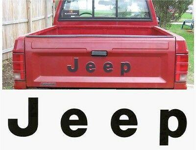 Jeep Comanche Logo - 86-92 JEEP MJ Comanche Pick Up Tailgate Decal Sticker Letters Decals ...