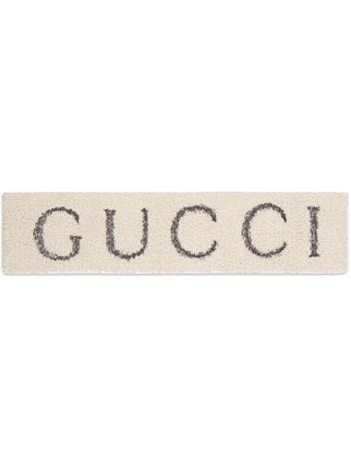 Gucci White Logo - Gucci white stretch knit logo headband £193 - Buy Online - Mobile ...