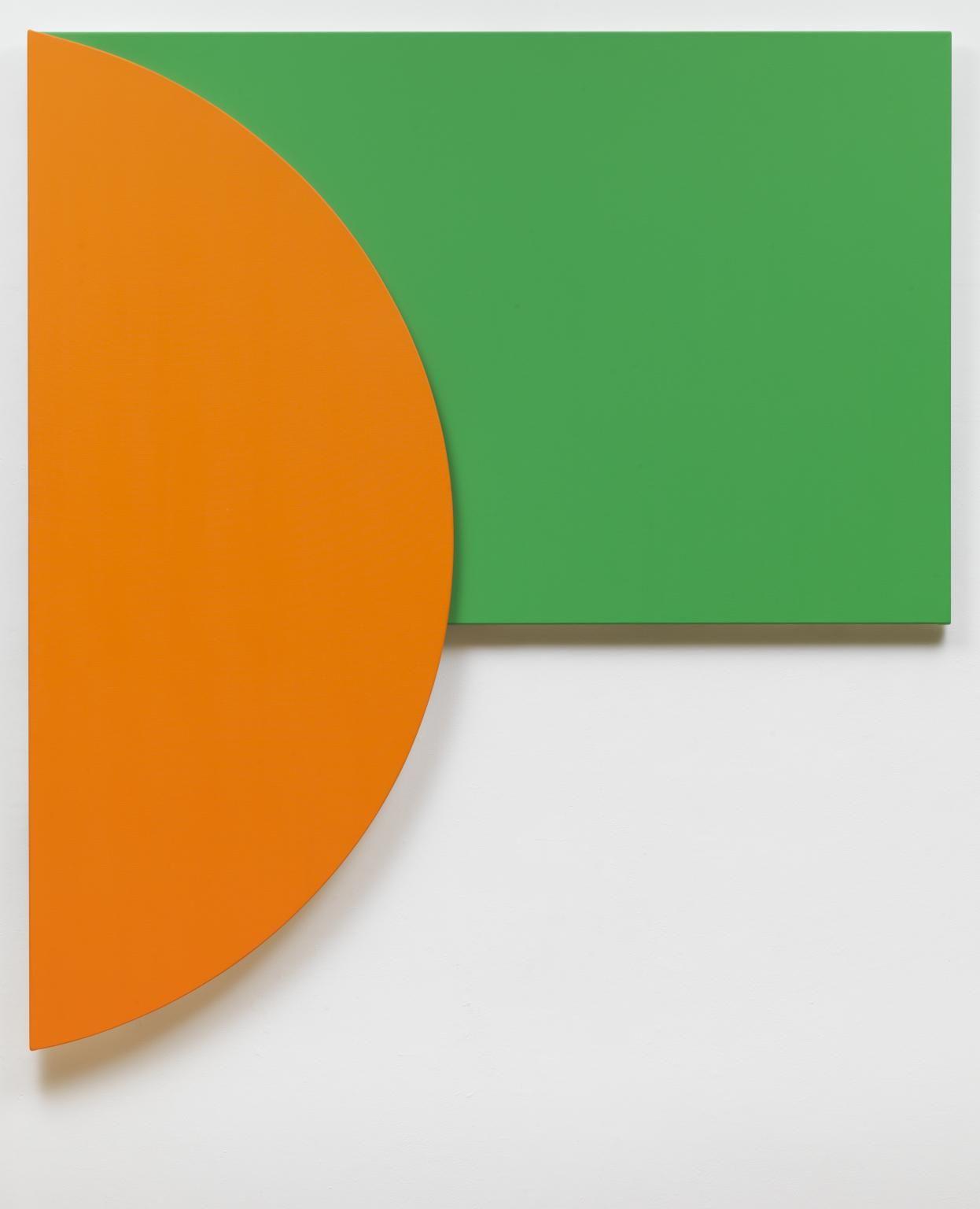 Green and Orange O Logo - Orange Relief with Green', Ellsworth Kelly, 1991 | Tate
