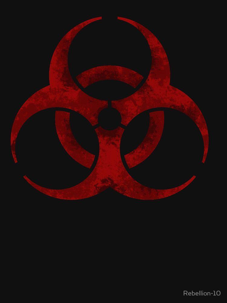 Biohazard Logo - Biohazard Symbol. Unisex T Shirt. Fantasy. Symbols, Biohazard