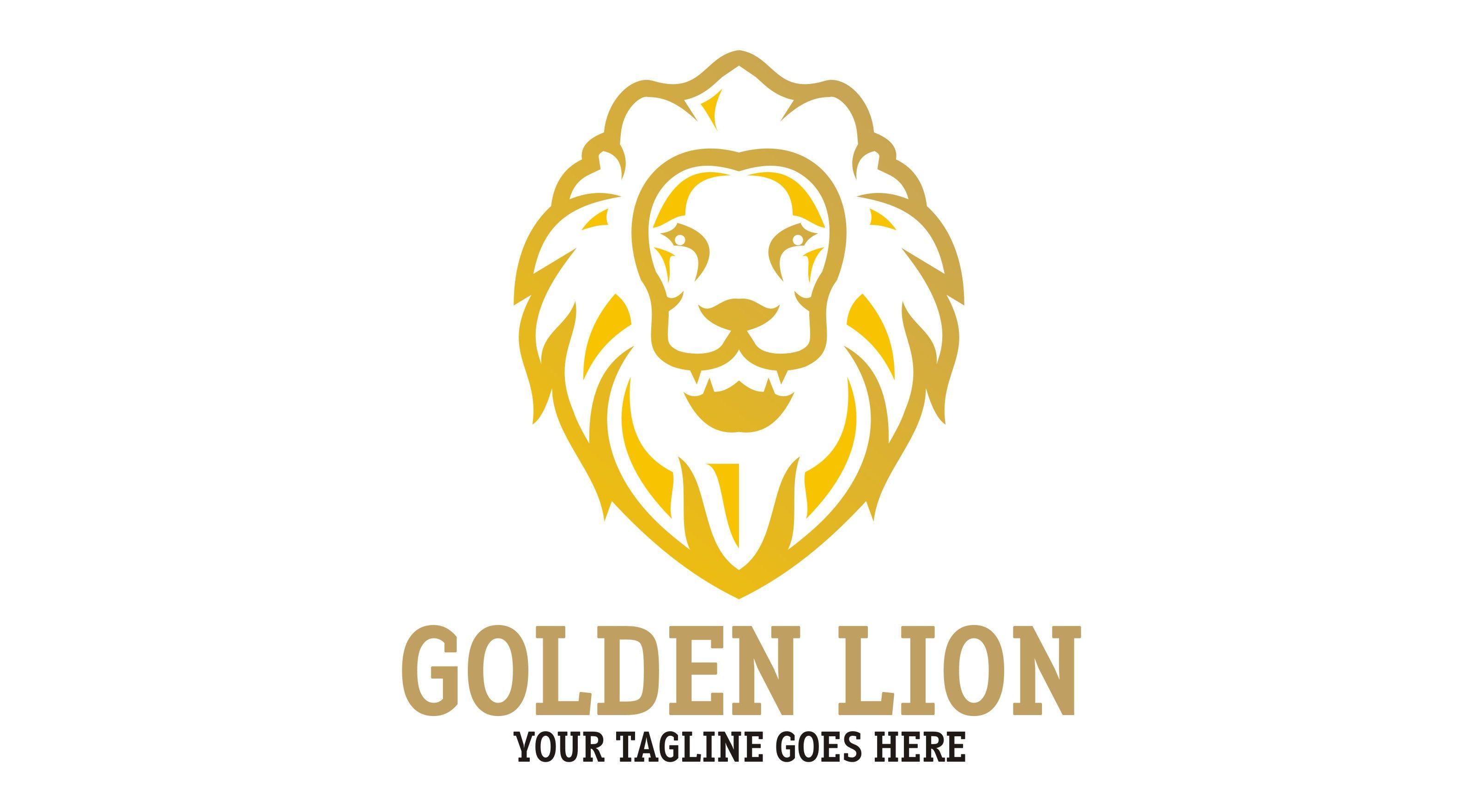 Golden Lion Logo - Golden - Lion Logo - Logos & Graphics