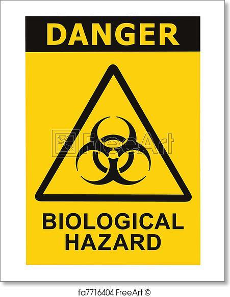 Biohazard Logo - Free art print of Biohazard symbol sign of biological threat alert