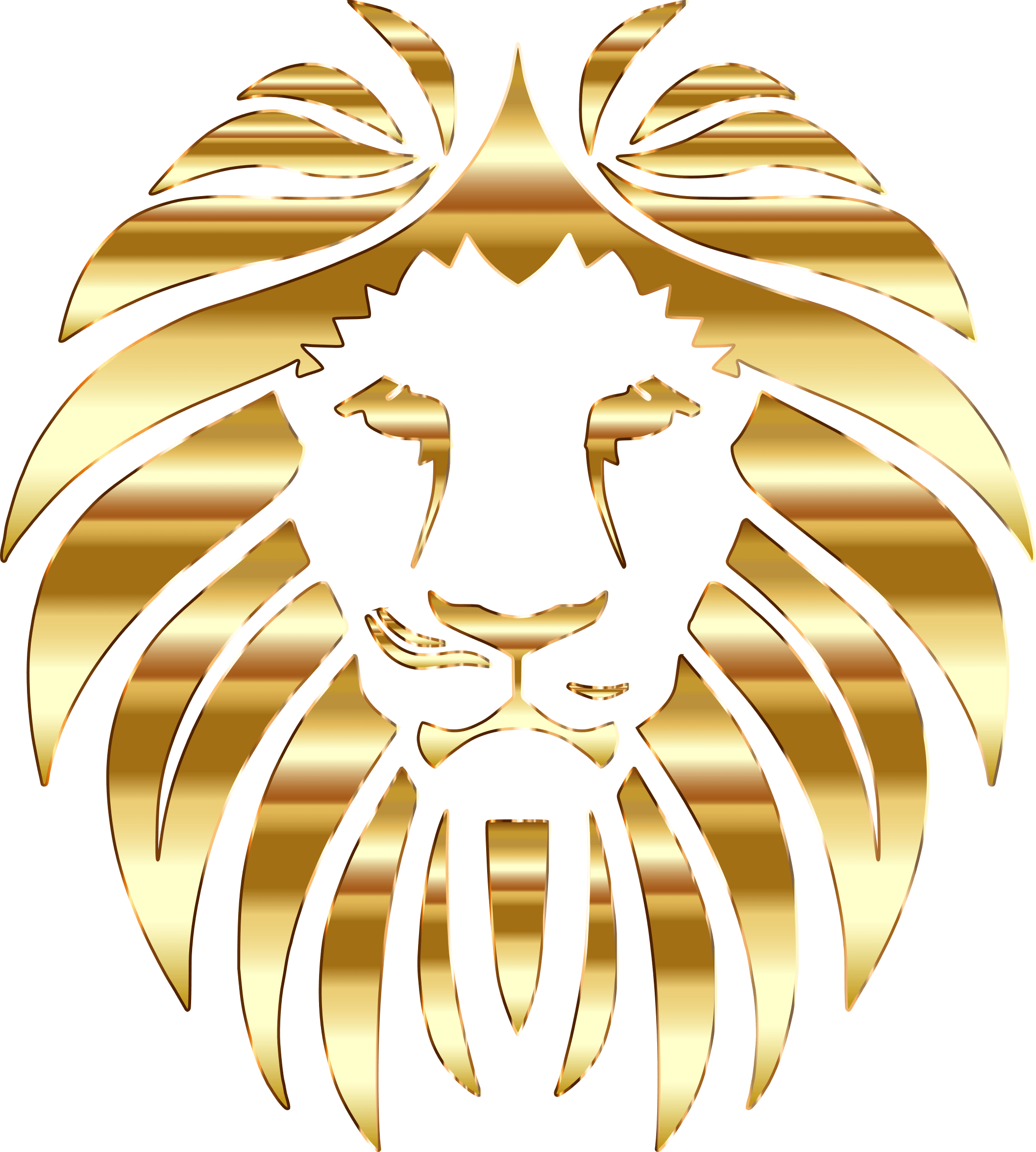 Golden Lion Logo - Clipart Golden Lion No Background Logo Image - Free Logo Png