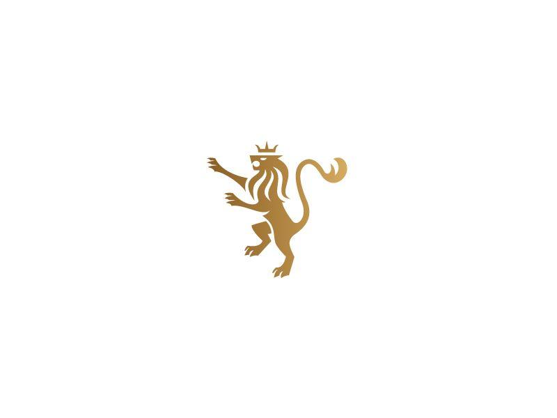 Golden Lion Logo - Golden Lion by Jamal | Atomos Creative | Dribbble | Dribbble