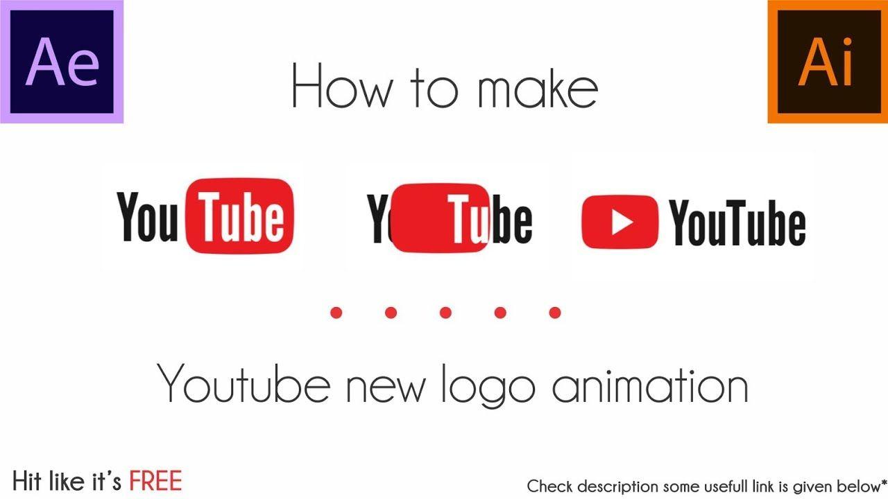 Make YouTube Logo - How to make YouTube new logo animation 2017