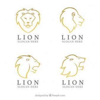 Golden Lion Logo - Lion Logo Vectors, Photo and PSD files