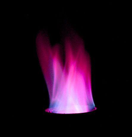 Magenta Flame Logo - Purple Fire Instructions for Colored Flames