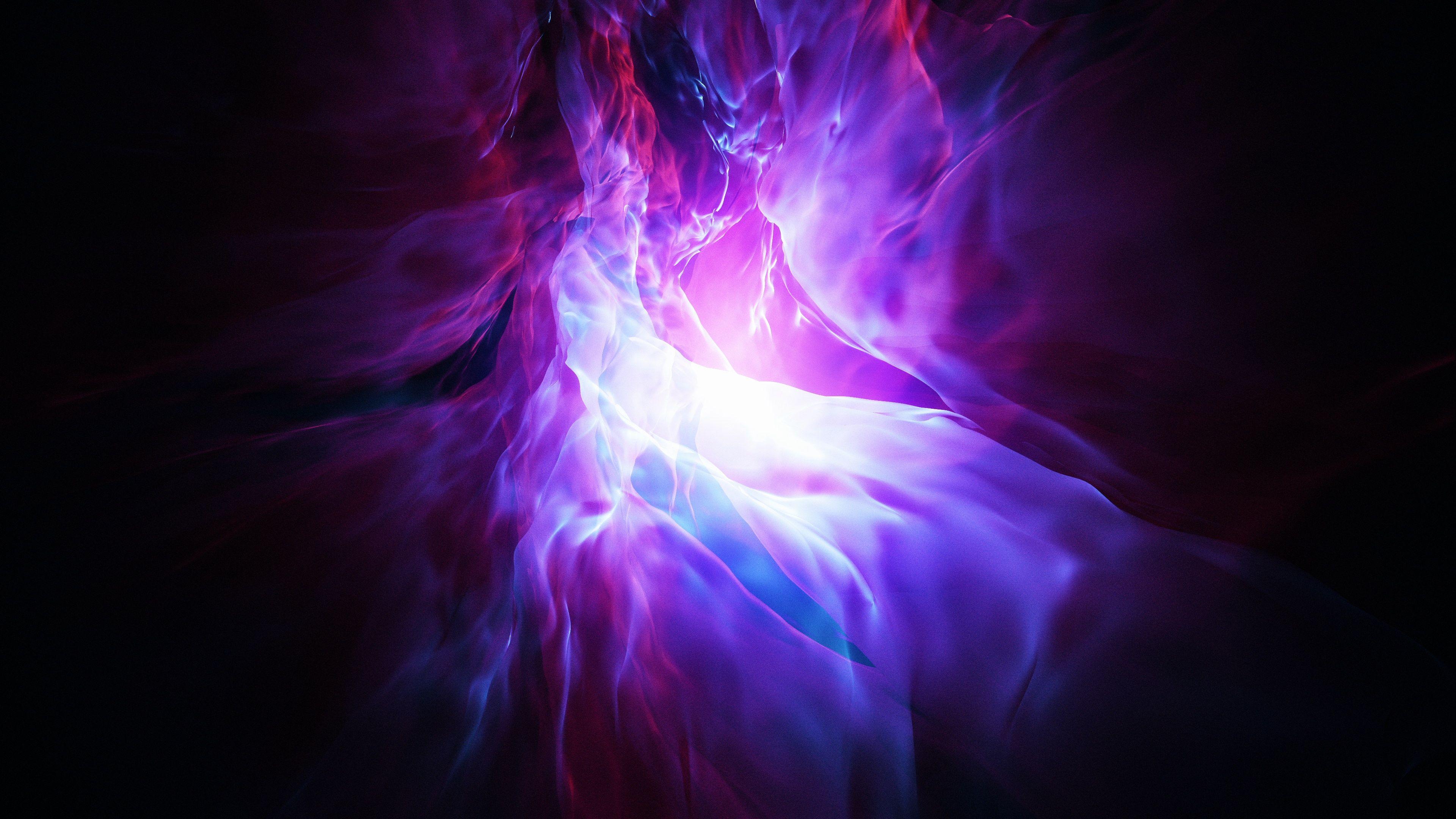 Magenta Flame Logo - Blue Magenta Abstract Liquid Flame Background Loop Footage