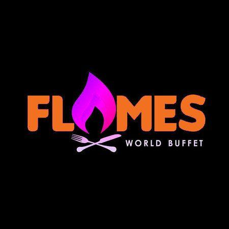 Magenta Flame Logo - Logo of Grill and Flames, Worcester
