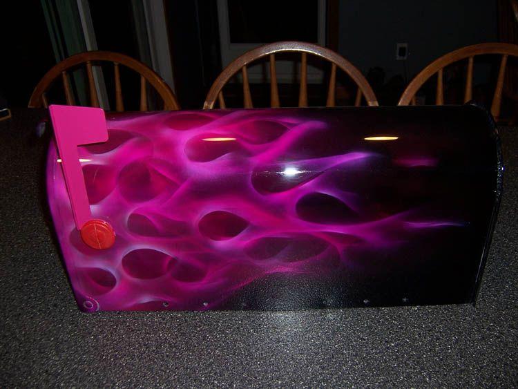 Magenta Flame Logo - Custom Painting – George and Sons Autobody