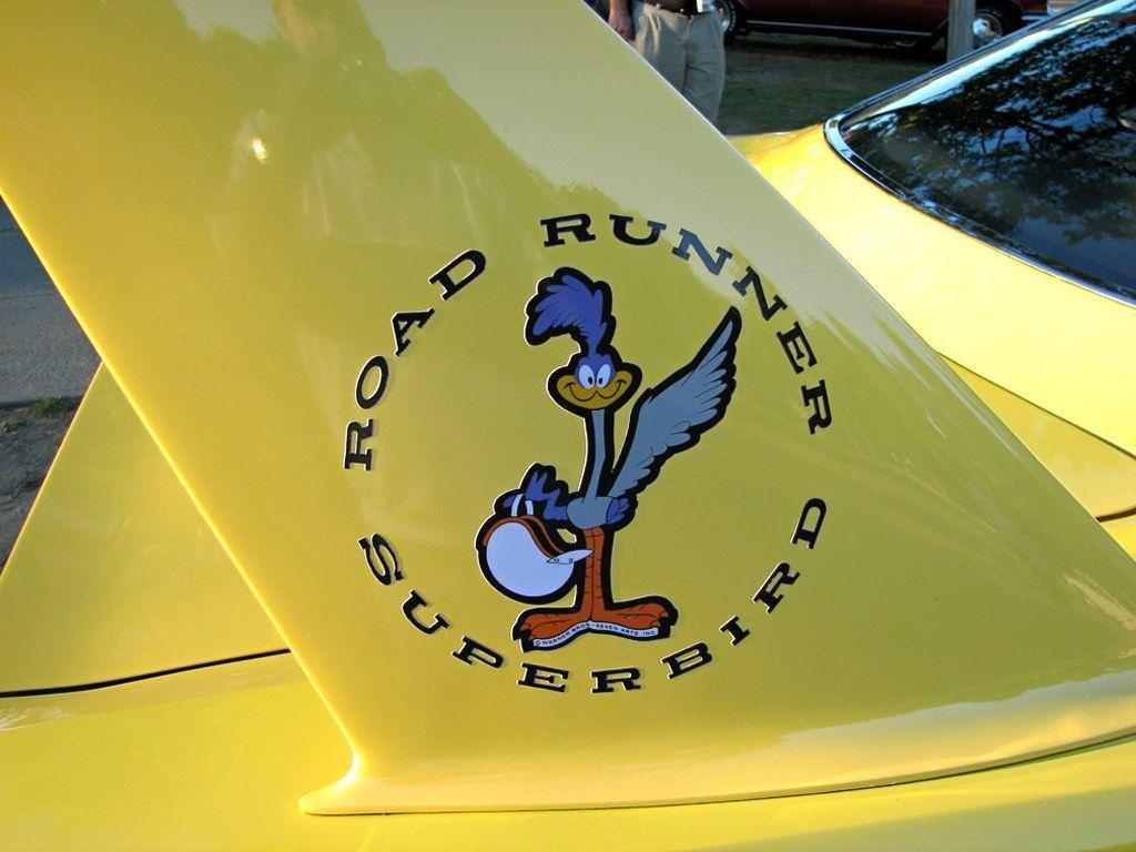 Plymouth Road Runner Logo - Plymouth Road Runner Superbird (in Top Banana Yellow): close