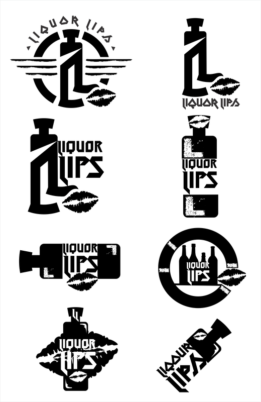 Liquor Logo - Liquor Lips Band Logo﻿ - Archidence Design Studio 8