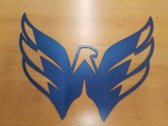 Metal Bird Logo - Washington Capitals Bird logo metal wall art plasma cut decor | Etsy