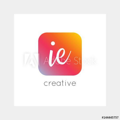 IE Logo - IE logo, vector. Useful as branding, app icon, alphabet combination ...