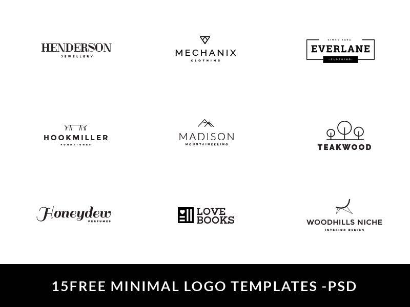 Minimal Logo - 15 Free Minimal Logo PSD by Mahima | Dribbble | Dribbble