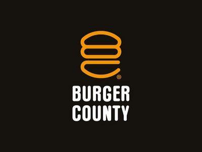 Cool Food Logo - burgercounty fast food logo design 25 Cool & Creative Fast Food