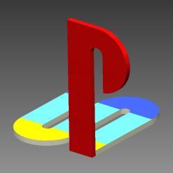 PlayStation 4 Logo - ▷ playstation 4 logo 3d models・thingiverse