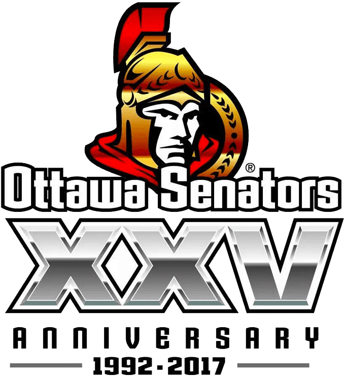 Ottawa Senators Logo - Ottawa Senators Anniversary Logo - National Hockey League (NHL ...