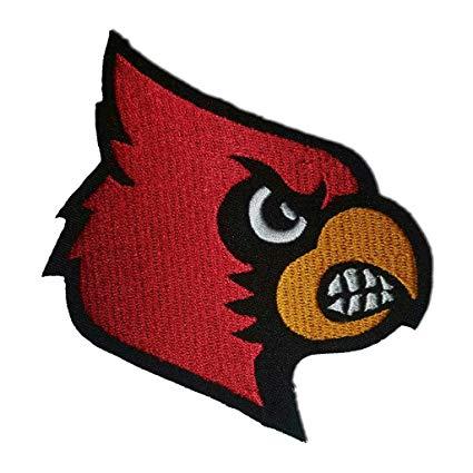 Cardinals Logo - Amazon.com: Louisville Cardinals Logo Sew Ironed On Badge Embroidery ...