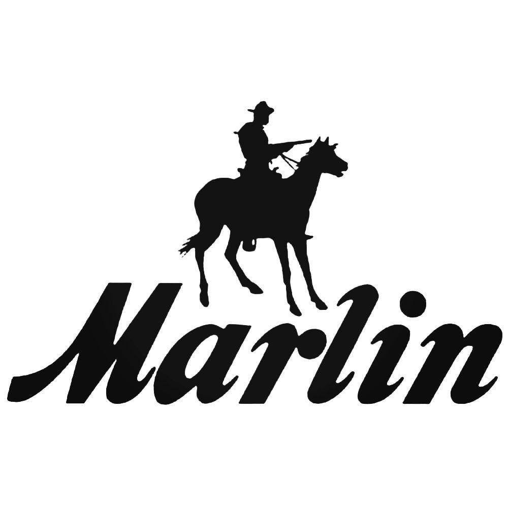 Marlin Firearms Logo - Marlin Firearms Logo Decal Sticker