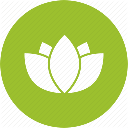 Green Lotus Flower Logo - Environment, flower, green, lotus, nature, yoga icon