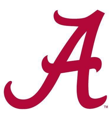 Crimson Tide New Logo - Alabama Crimson Tide SCRIPT A Logo Clear Vinyl Decal Car