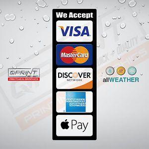 Discover Card Logo - CREDIT CARD LOGO DECAL VINYL STICKER - Visa MasterCard Discover AE ...