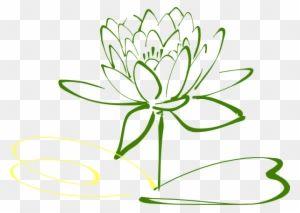 Green Lotus Flower Logo - Lotus Clipart Teratai - Green Lotus Flower Logo - Free Transparent ...
