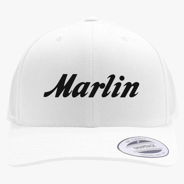 Marlin Firearms Logo - Marlin Gun Logo Retro Trucker Hat | Hatsline.com