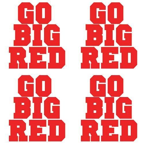 Go Big Red Logo - Go Big Red Temporary Tattoos. Gala themes. Cheerleading, Temporary