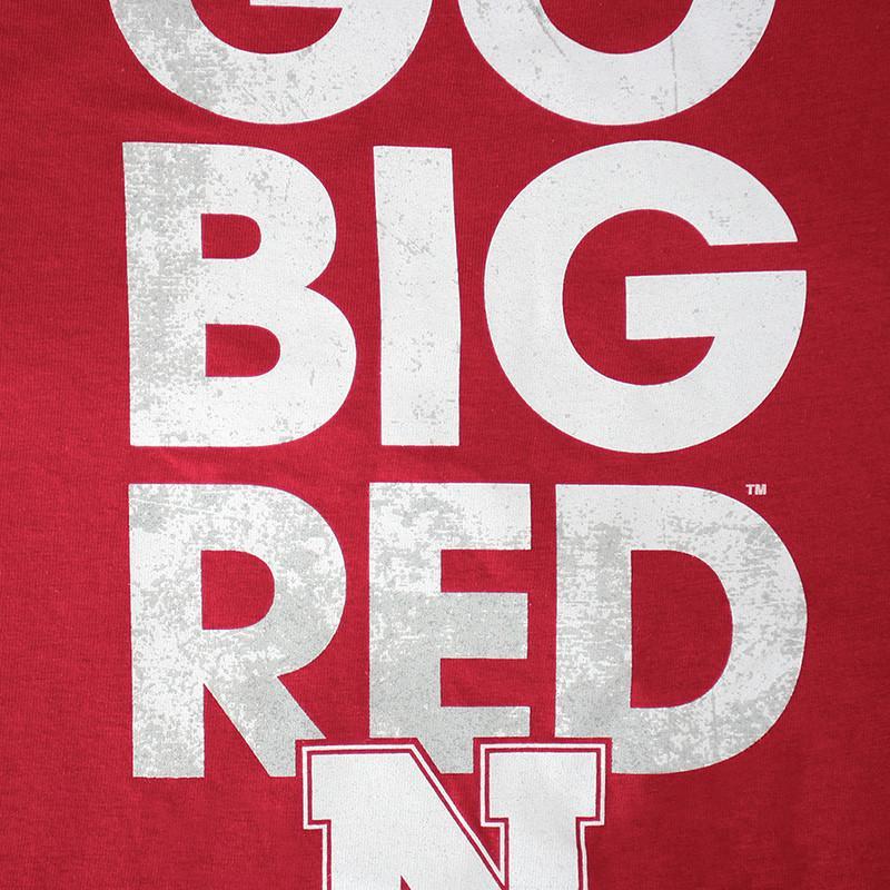 Go Big Red Logo - Nebraska Red Zone® | Go Big Red Longsleeve Tee by Adidas - LS - Red
