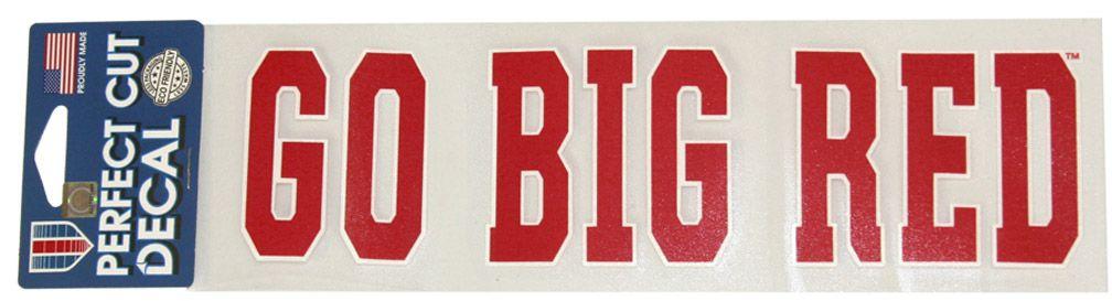 Go Big Red Logo - Go Big Red Decal