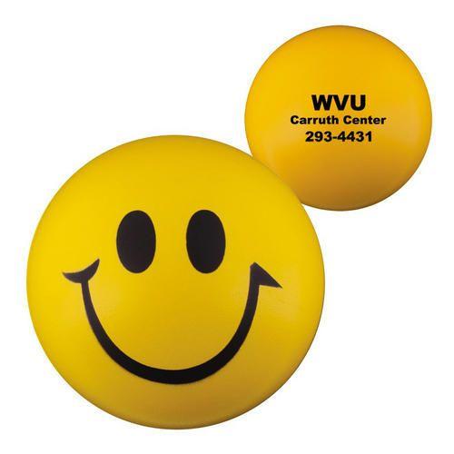 Yellow Person Logo - Yellow Promotional Stress Ball Stress Ball- Smiley Stress