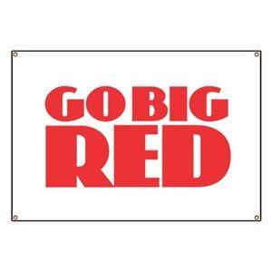 Go Big Red Logo - Go Big Red Banners - CafePress