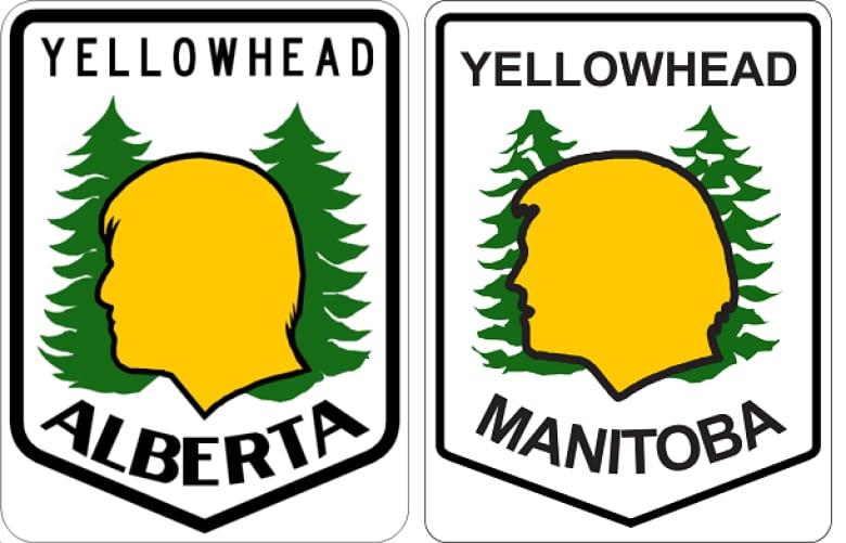 Yellow Person Logo - Can't unsee: Western Canadians find Trump's image in highway signs ...
