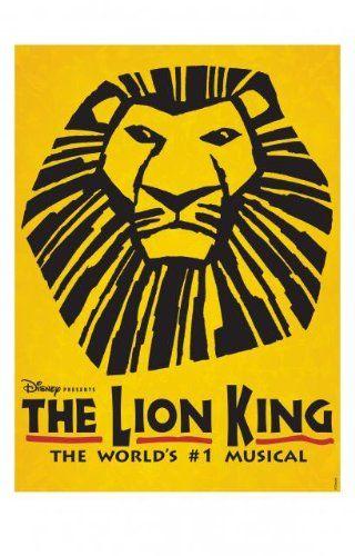 Lion King Musical Logo - THE LION KING - MUSICAL TOUR POSTER - 30CM X 43CM: Amazon.co.uk ...