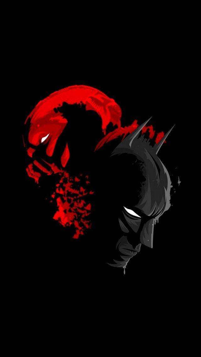 Black and Red Batman Logo - ↑↑TAP AND GET THE FREE APP! Art Creative Batman Movie Superhero ...