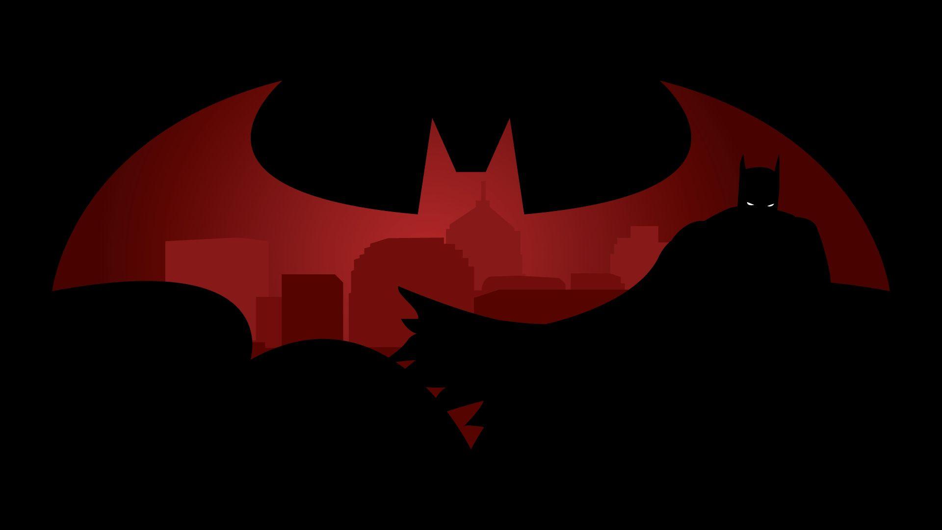 Black and Red Batman Logo - I just put this design together. Any thoughts?