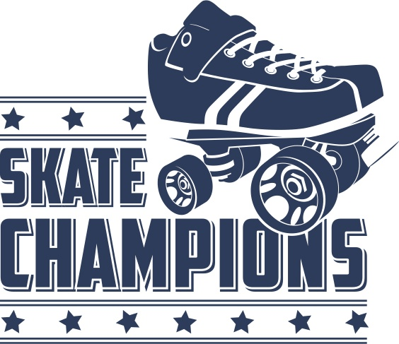 Roller Skate Logo - Kids Skate Free - Skate Champions