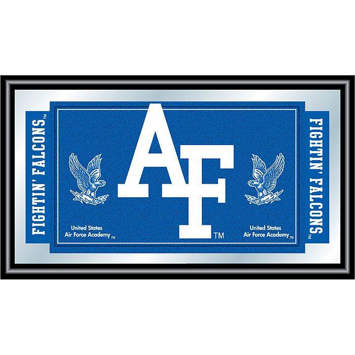 NCAA Air Force Logo - NCAA Air Force Academy Chrome Double Ring Neon Clock, 14 14